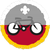 Cyclist badge 